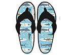 Karma Zen Fish Pattern Sandals